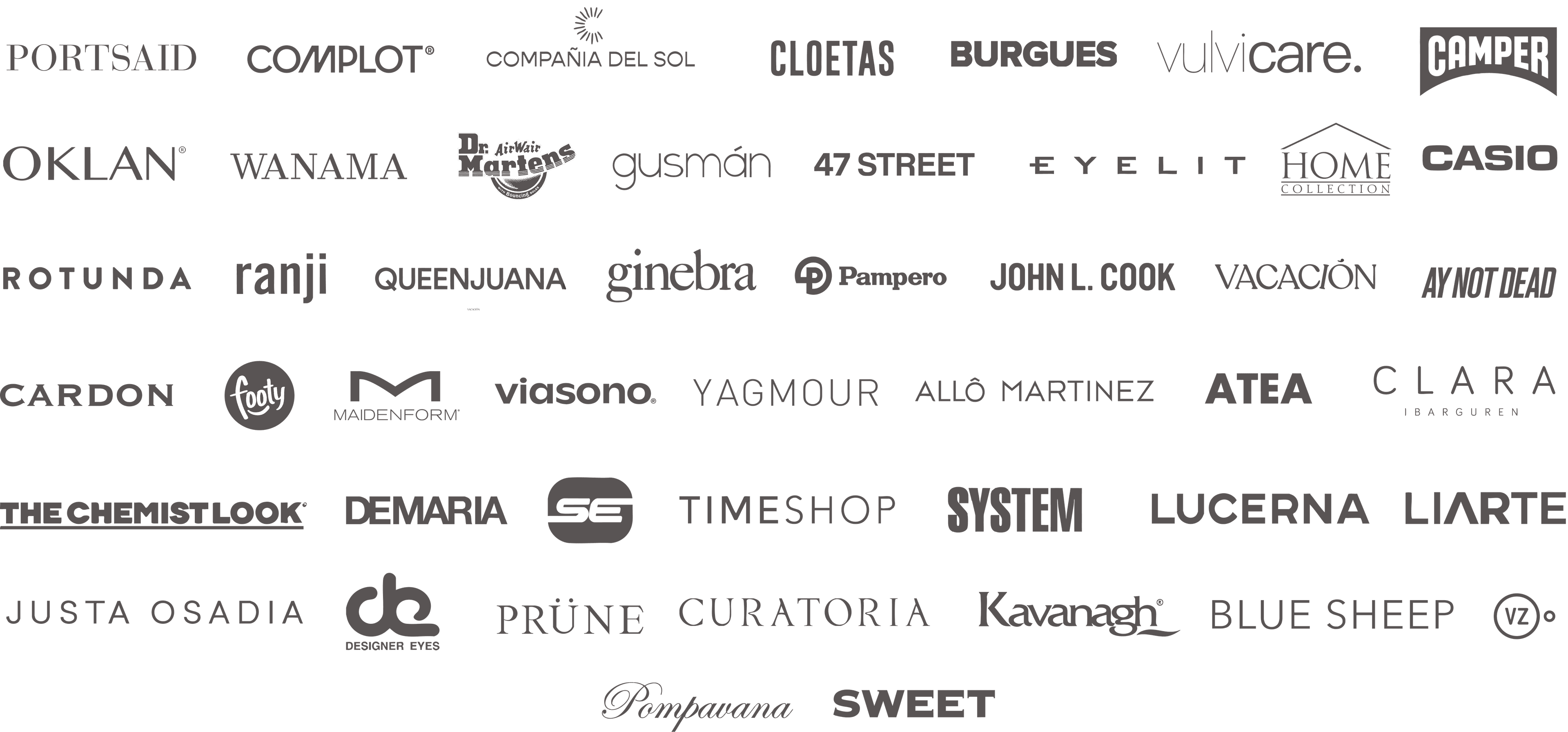 Brands we work with